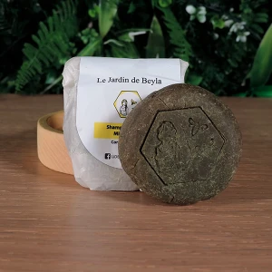 Le Jardin De Beyla Shampoing Solide Miel & Ortie Cheveux Gras 60g