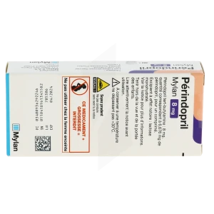 Perindopril Mylan 8 Mg, Comprimé