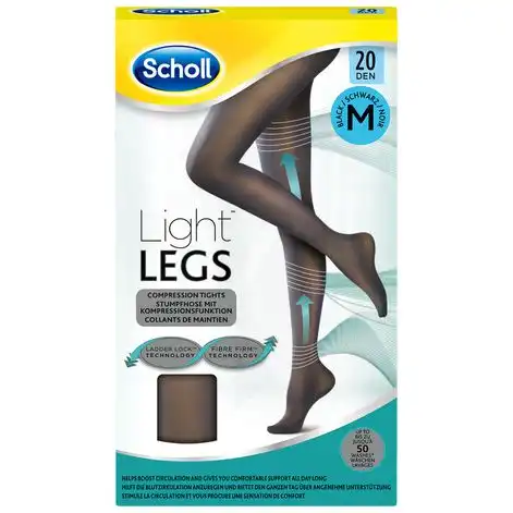 Scholl Light Legs™ Collants 20d Noir Xl