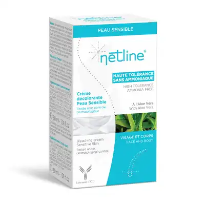 Netline Crème Décolorante Visage & Corps Peaux Sensibles T/30+30ml à Le havre