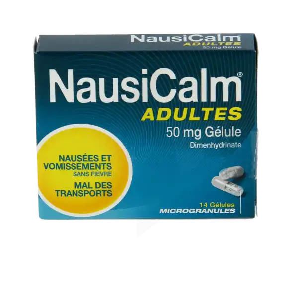 Nausicalm Adultes 50 Mg, Gélule