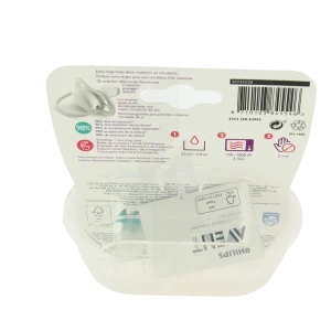Avent Ultra Air Sucette Silicone 0-6mois Nuage B/2
