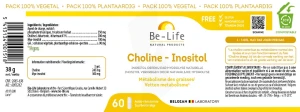 Be-life Choline-inositol Gélules B/60
