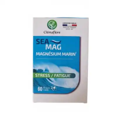 Clemaflore Sea Mag Magnésium Marin Vitamine B6 Gélules B/60