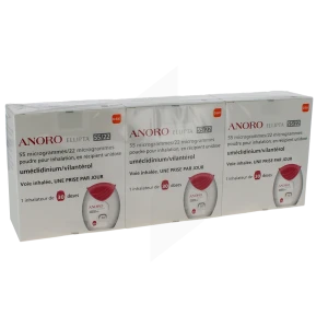 Anoro Ellipta 55 Microgrammes/22 Microgrammes, Poudre Pour Inhalation En Récipient Unidose