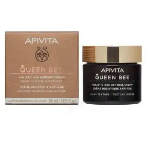 Apivita - QUEEN BEE Crème Holistique Anti-âge - Texture Légère avec Gelée royale 50ml