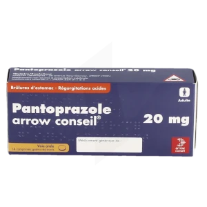 Pantoprazole Arrow Conseil 20 Mg Cp Gastro-rés Plq/14