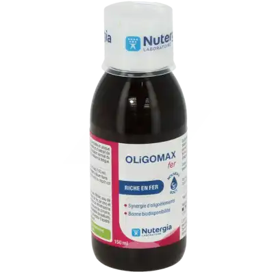 Oligomax Fer Solution Buvable Fl/150ml à Ménilles