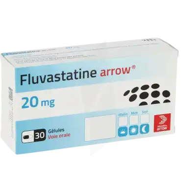Fluvastatine Arrow 20 Mg, Gélule à FLEURANCE