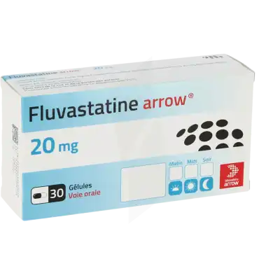 FLUVASTATINE ARROW 20 mg, gélule