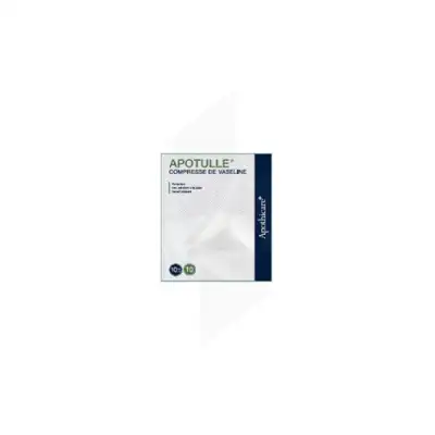 Apothicare Apotulle Compresse Grasse Tulle Stérile 10x10 B/10 à CORMEILLES-EN-PARISIS