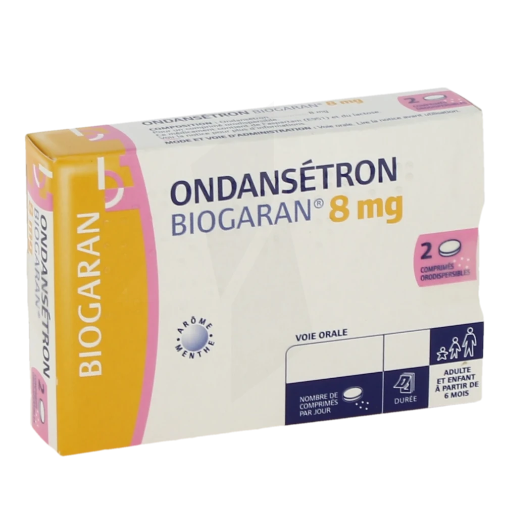 Ondansetron Biogaran 8 Mg, Comprimé Orodispersible