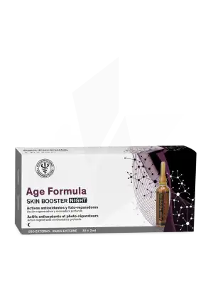Unifarco Age Formula Skin Booster Night 10 Ampoules 2ml à REIMS