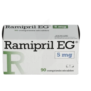 Ramipril Eg 5 Mg, Comprimé Sécable