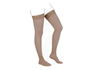 Venoflex Incognito Absolu 2 Bas Cuisse Femme Cendre Taille 1l
