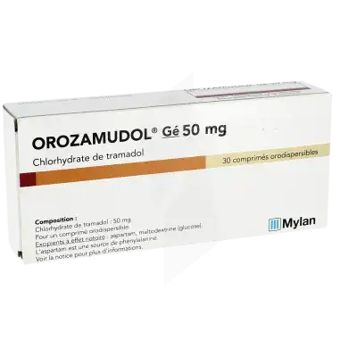 Orozamudol 50 Mg, Comprimé Orodispersible à Eysines