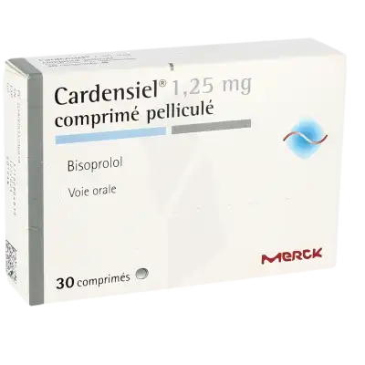 Cardensiel 1,25 Mg, Comprimé Pelliculé à MONTEUX
