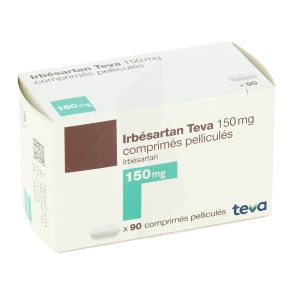 Irbesartan Teva 150 Mg, Comprimé Pelliculé