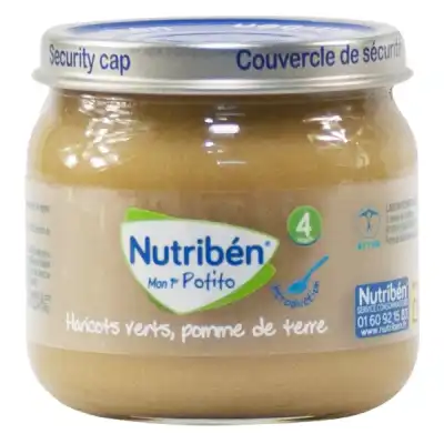Nutribén Potitos Alimentation Infantile Haricots Verts Pomme De Terre Pot/120g à SAINT-CYR-SUR-MER