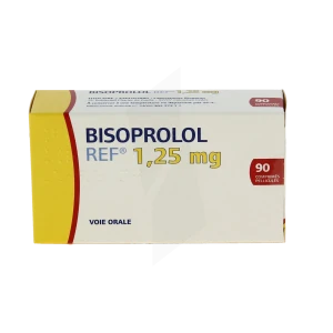 Bisoprolol Ref 1,25 Mg, Comprimé Pelliculé