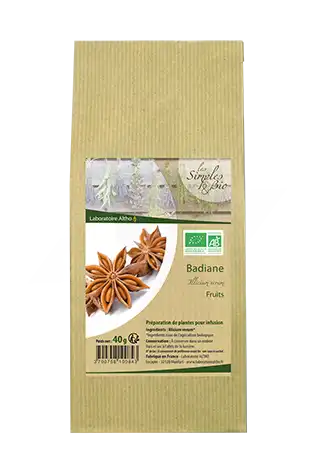 Laboratoire Altho Badiane Bio, Plante Sèche, Fruit 40g