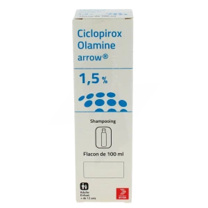 Ciclopirox Olamine Arrow 1,5 %, Shampooing