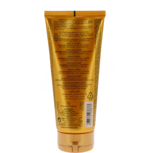 René Furterer Solaires Gel Douche Nutritif Tube De 200 Ml