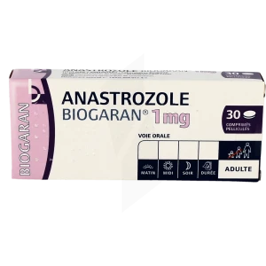 Anastrozole Biogaran 1 Mg, Comprimé Pelliculé