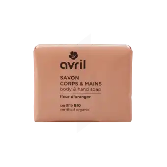 Avril Savon Corps & Mains Fleur D'oranger Bio 100g