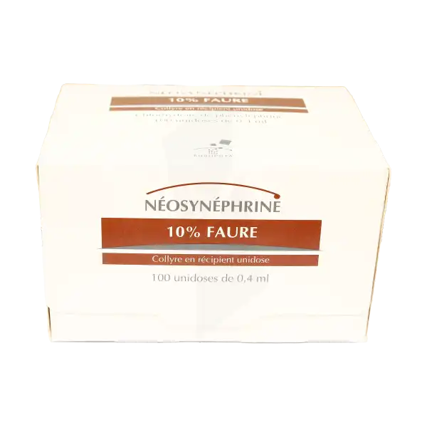 Neosynephrine 10 Pour Cent Faure, Collyre En Récipient Unidose