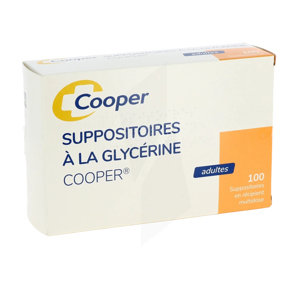 Cooper Suppositoires A La Glycérine Adultes Récipient Multidose 100 Pièces