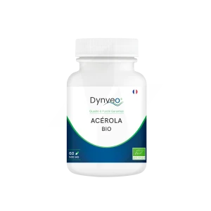 Dynveo Acerola Bio Pur 34% Vitamine C 500mg 60 Gélules