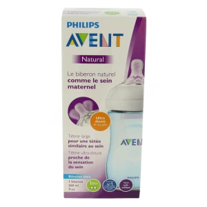 Avent Natural 2.0 Biberon Bleu 260ml
