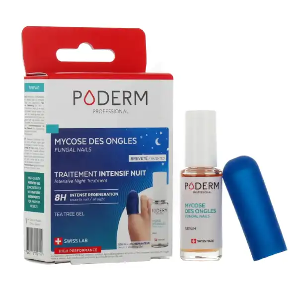 Poderm Trait Intensif Nuit Mycose Des Ongles Fl/8ml+capuchon L