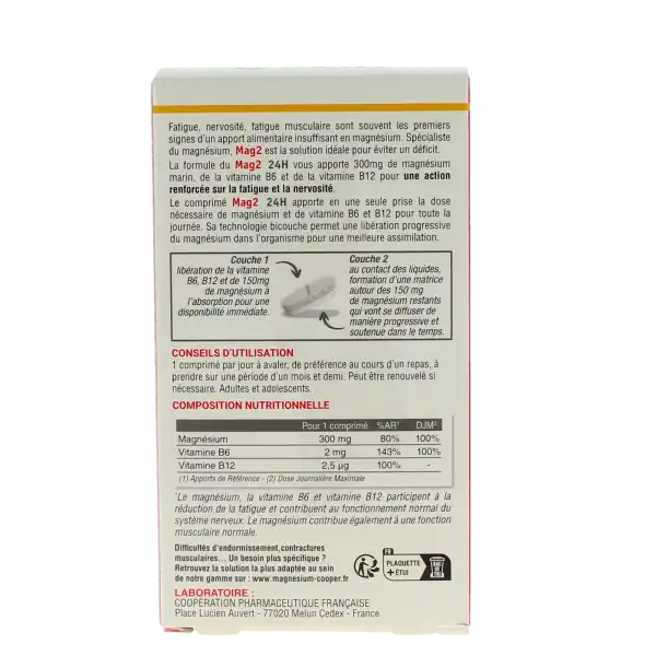 Mag 2 24h Comprimés Boite De 45