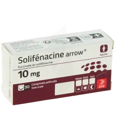 Solifenacine Arrow 10 Mg, Comprimé Pelliculé à TOULOUSE