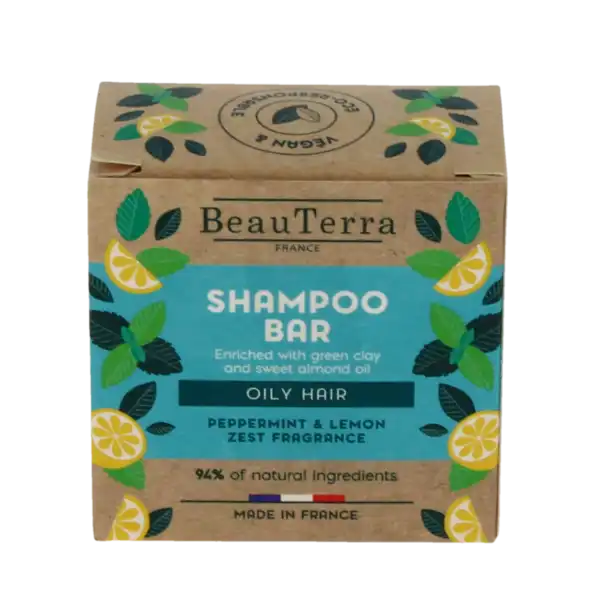 Beauterra Shampooing Solide Cheveux Gras B/75g