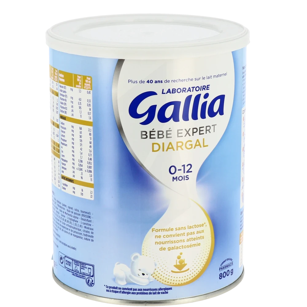 Gallia Bebe Expert Diargal Alimentation Infantile De Substitution Du Lait B/800g