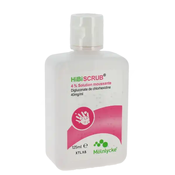 Hibiscrub 4%, Solution Moussante
