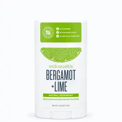 Schmidt's Déodorant Bergamote + Citron Vert Stick/75g à CUGNAUX