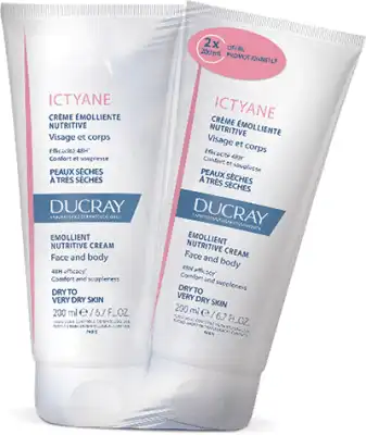 Ducray Ictyane Crèmes Duo 2 X 200ml à BOURG-SAINT-MAURICE