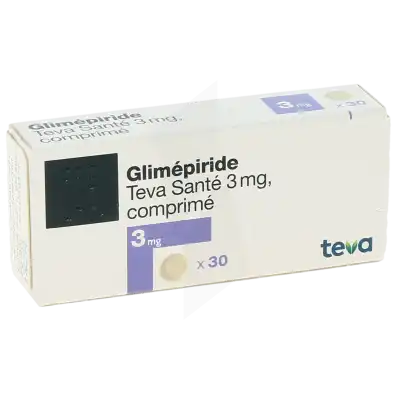 Glimepiride Teva Sante 3 Mg, Comprimé à CANALS