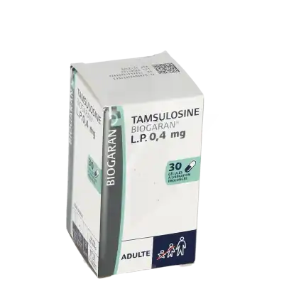 TAMSULOSINE BIOGARAN L.P. 0,4 mg, gélule à libération prolongée