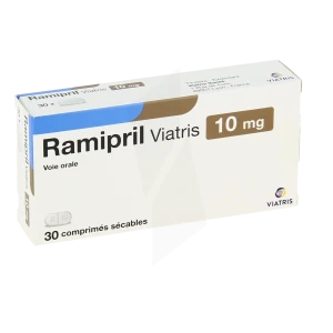 Ramipril Viatris 10 Mg, Comprimé Sécable