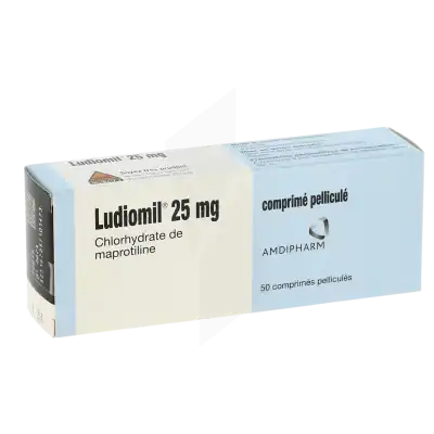 Ludiomil 25 Mg, Comprimé Pelliculé à Osny