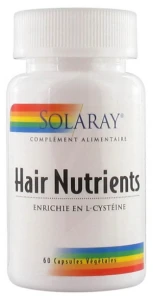 Solaray Hair Nutrients 60 Capsules VÉgÉtales