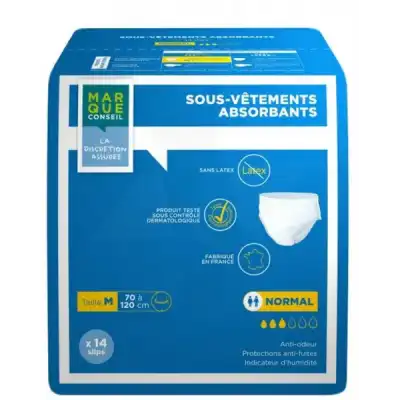 Marque Conseil Slip Absorbant Maxi Xl Sachet/14 à Miraumont