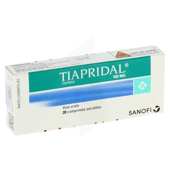Tiapridal 100 Mg, Comprimé Sécable