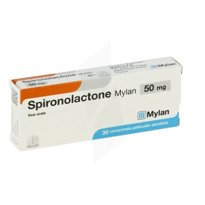 Spironolactone Viatris 50 Mg, Comprimé Pelliculé Sécable