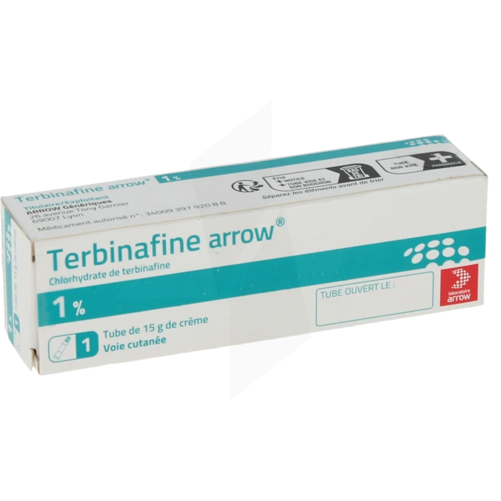 Terbinafine Arrow 1 %, Crème